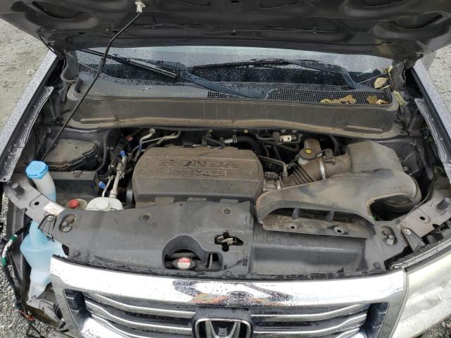 5FNYF4H5XFB049001 - 2015 HONDA PILOT EXL GRAY photo 12