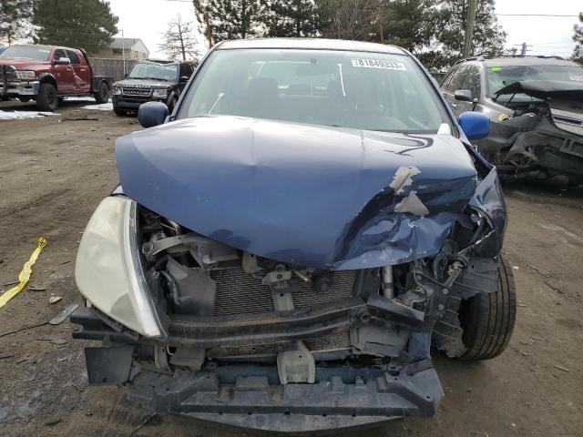 3N1BC11E29L408664 - 2009 NISSAN VERSA S BLUE photo 5