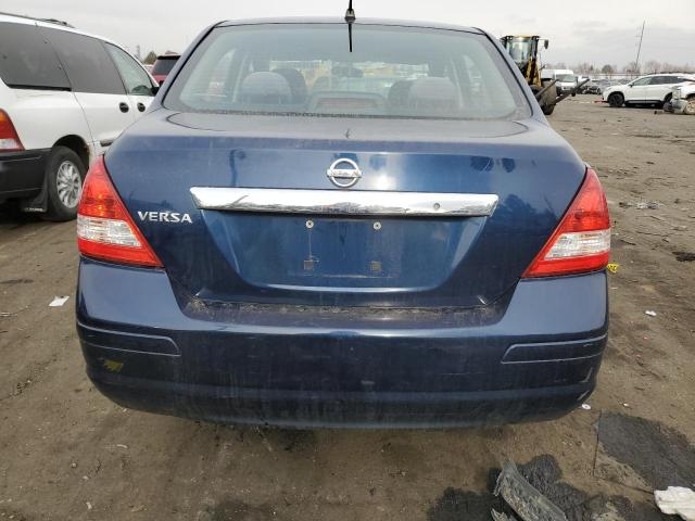 3N1BC11E29L408664 - 2009 NISSAN VERSA S BLUE photo 6