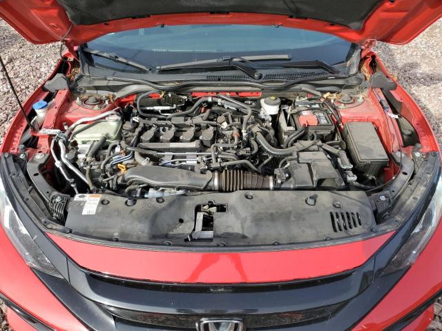 SHHFK7H51JU431901 - 2018 HONDA CIVIC EX RED photo 11