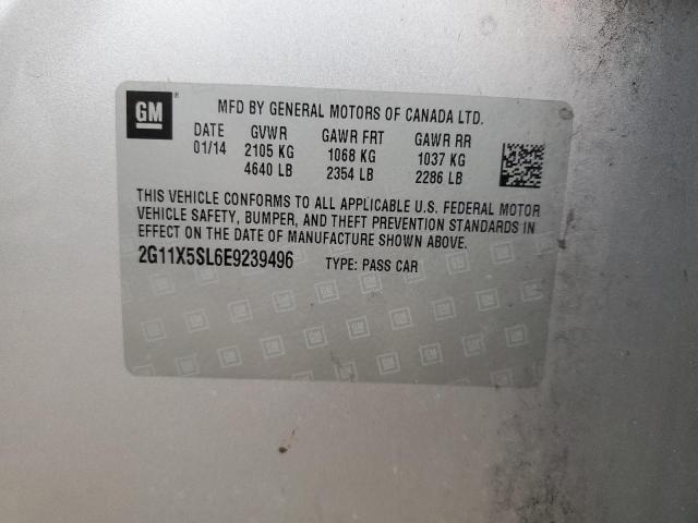 2G11X5SL6E9239496 - 2014 CHEVROLET IMPALA LS SILVER photo 13