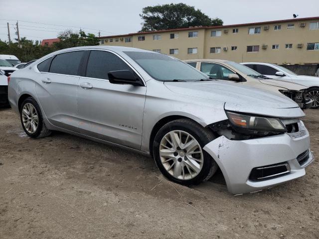 2G11X5SL6E9239496 - 2014 CHEVROLET IMPALA LS SILVER photo 4