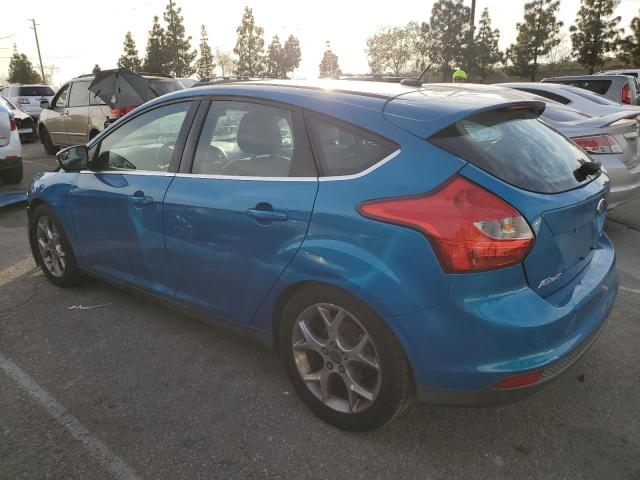 1FADP3N27EL119703 - 2014 FORD FOCUS TITANIUM BLUE photo 2