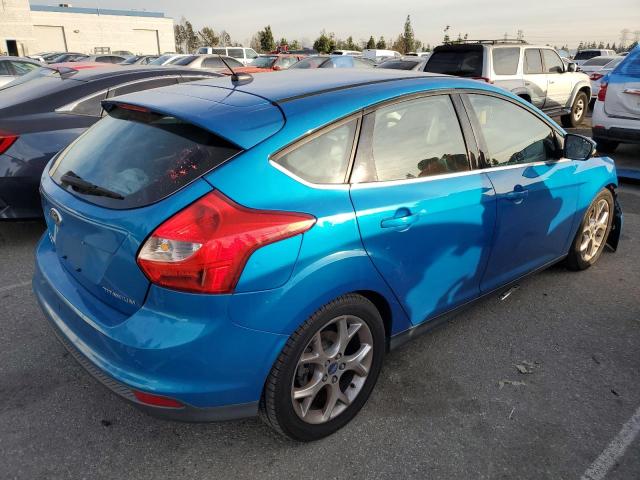 1FADP3N27EL119703 - 2014 FORD FOCUS TITANIUM BLUE photo 3