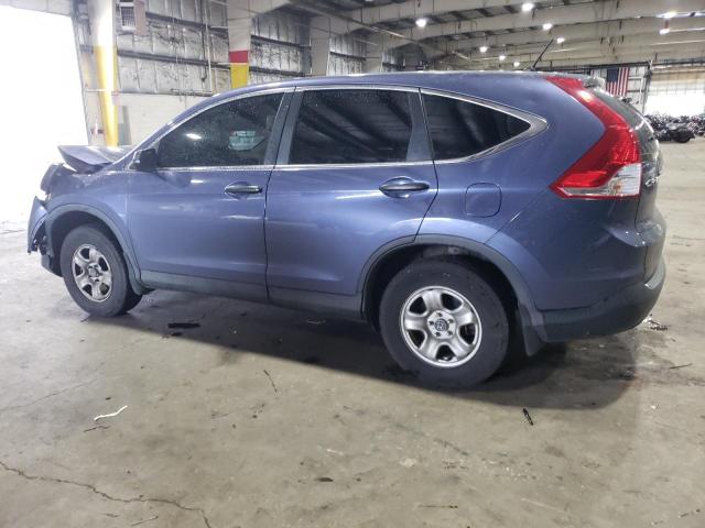 2HKRM4H3XEH672403 - 2014 HONDA CR-V LX BLUE photo 2