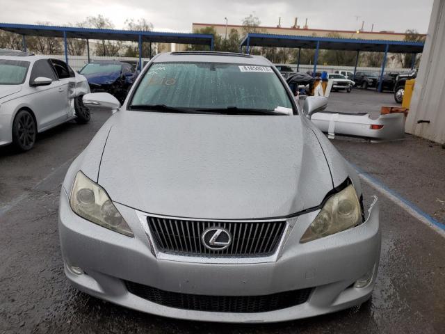 JTHBK262495105291 - 2009 LEXUS IS 250 SILVER photo 5