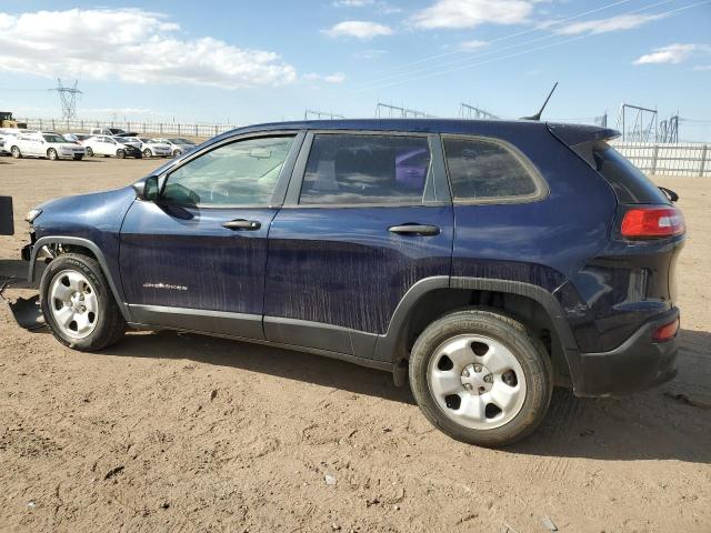 1C4PJLAB1GW149408 - 2016 JEEP CHEROKEE SPORT BLUE photo 2