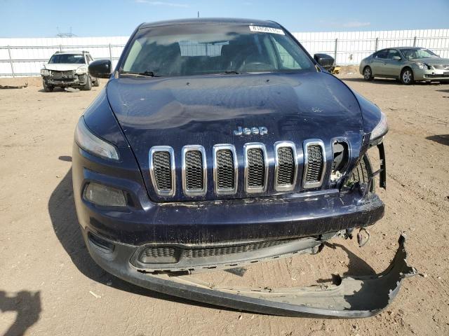 1C4PJLAB1GW149408 - 2016 JEEP CHEROKEE SPORT BLUE photo 5