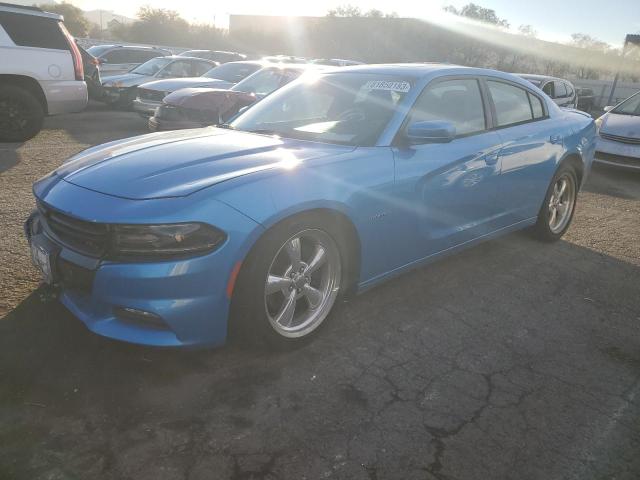 2C3CDXCT1FH919031 - 2015 DODGE CHARGER R/T BLUE photo 1