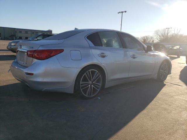 JN1BV7AP4EM677604 - 2014 INFINITI Q50 BASE SILVER photo 3