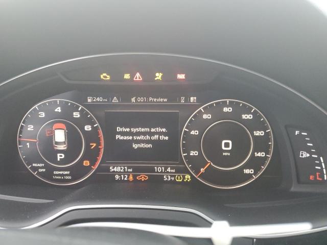 WA1VAAF72KD019622 - 2019 AUDI Q7 PRESTIGE SILVER photo 9