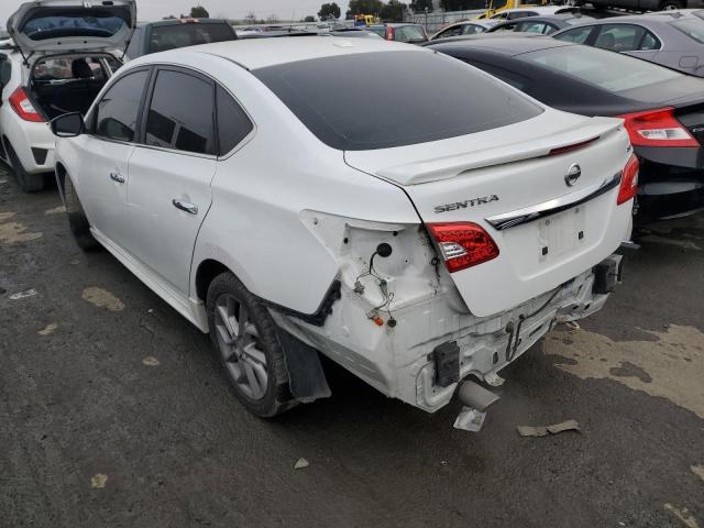 3N1AB7AP9FY321734 - 2015 NISSAN SENTRA S WHITE photo 2