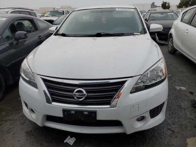 3N1AB7AP9FY321734 - 2015 NISSAN SENTRA S WHITE photo 5