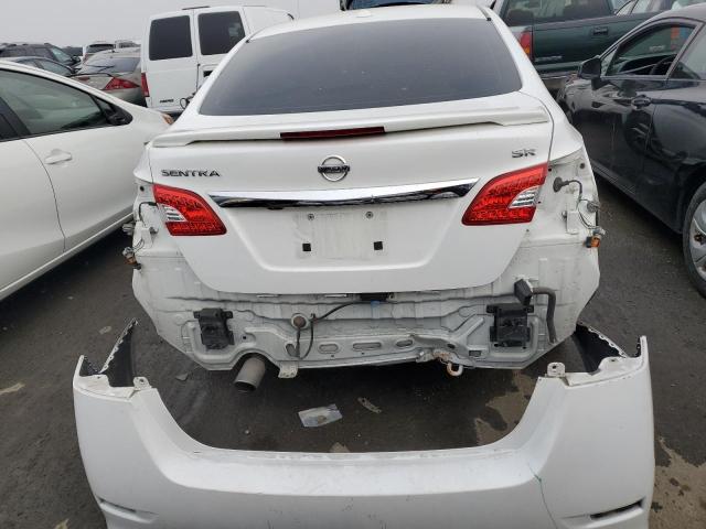 3N1AB7AP9FY321734 - 2015 NISSAN SENTRA S WHITE photo 6