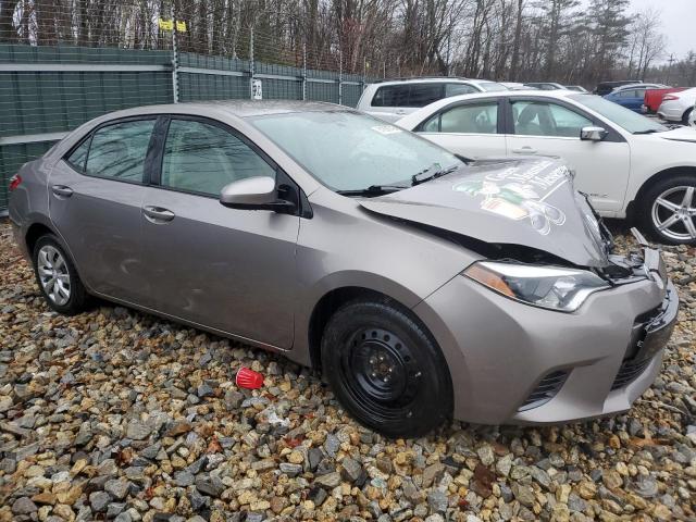 2T1BURHE3GC486322 - 2016 TOYOTA COROLLA L GRAY photo 4