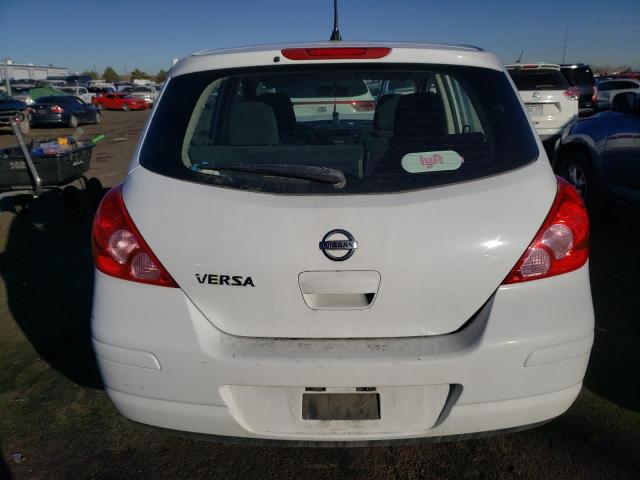 3N1BC1CP1CK299867 - 2012 NISSAN VERSA S WHITE photo 6