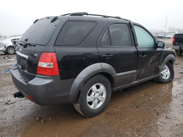 KNDJD736185781157 - 2008 KIA SORENTO EX BLACK photo 3