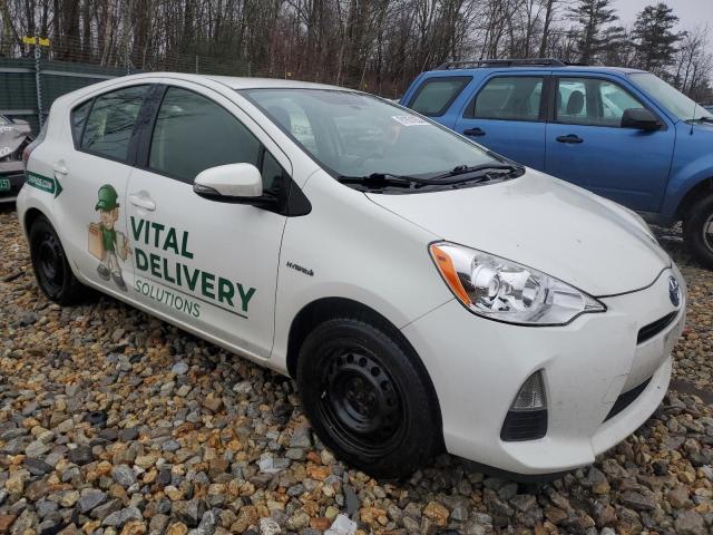 JTDKDTB35E1566601 - 2014 TOYOTA PRIUS C WHITE photo 4