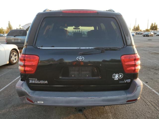 5TDZT34A01S050589 - 2001 TOYOTA SEQUOIA SR5 BLACK photo 6