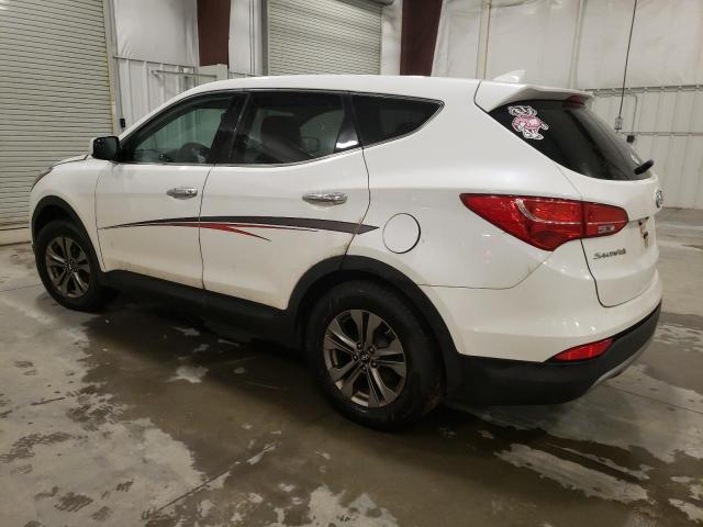 5XYZTDLB6FG255418 - 2015 HYUNDAI SANTA FE S WHITE photo 2