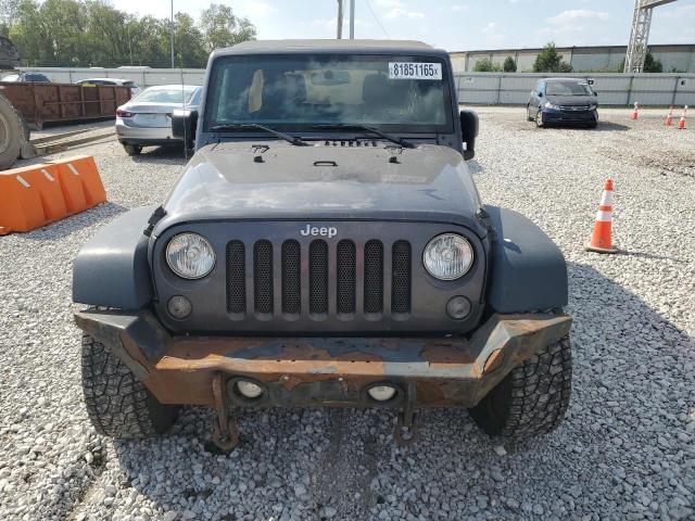 1C4BJWDG0GL153146 - 2016 JEEP WRANGLER U SPORT GRAY photo 5