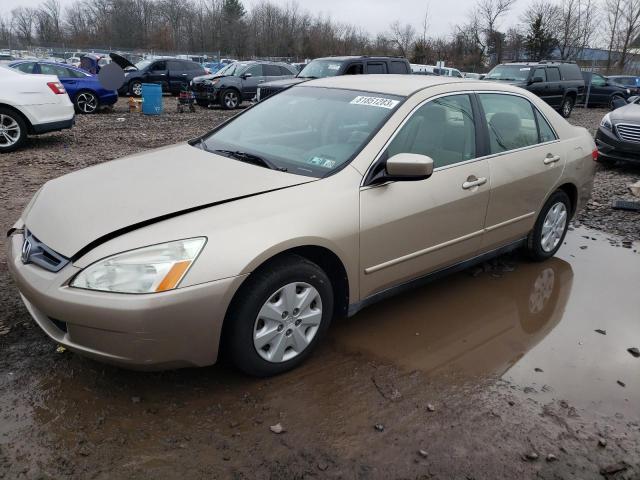 1HGCM56324A157918 - 2004 HONDA ACCORD LX GOLD photo 1