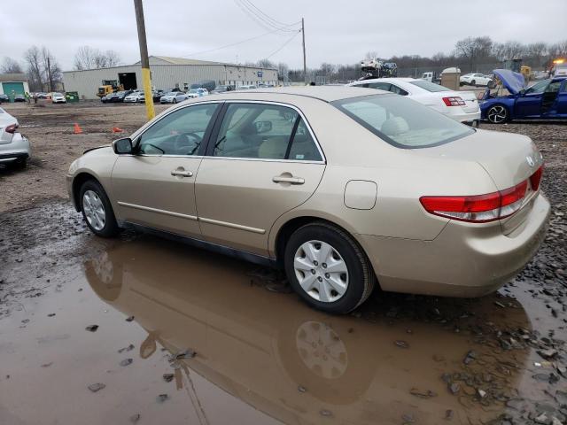 1HGCM56324A157918 - 2004 HONDA ACCORD LX GOLD photo 2