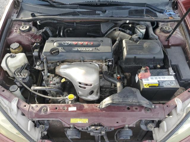 4T1BE32KX5U048126 - 2005 TOYOTA CAMRY LE MAROON photo 11