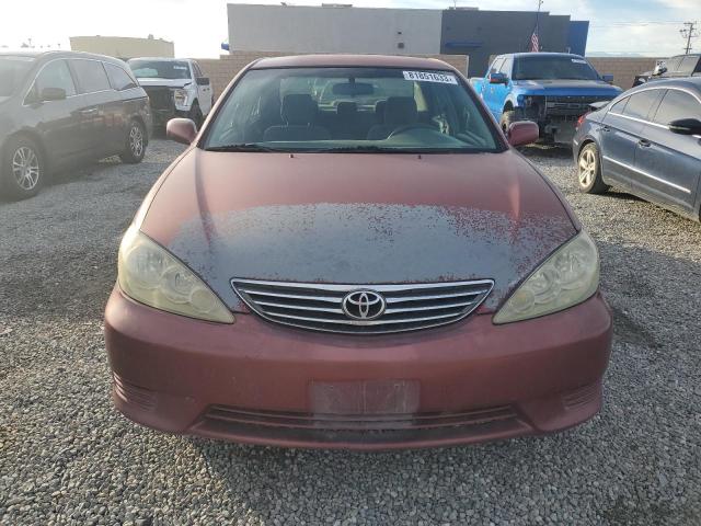 4T1BE32KX5U048126 - 2005 TOYOTA CAMRY LE MAROON photo 5