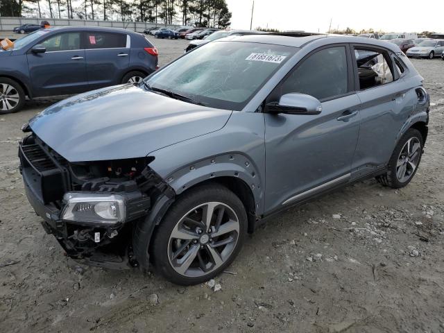 KM8K33A54LU456796 - 2020 HYUNDAI KONA LIMITED GRAY photo 1