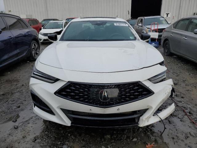 19UUB5F53PA001337 - 2023 ACURA TLX TECH A WHITE photo 5