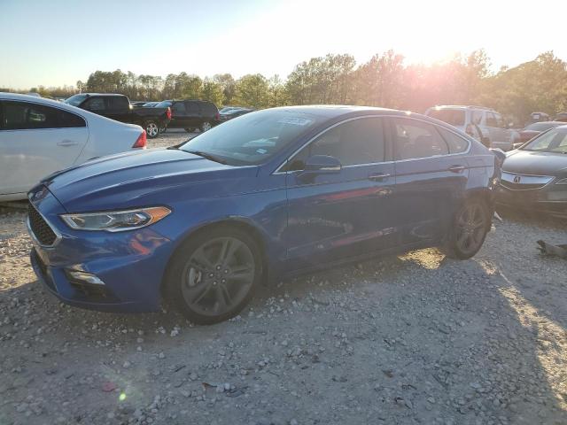 3FA6P0VP4JR175032 - 2018 FORD FUSION SPORT BLUE photo 1