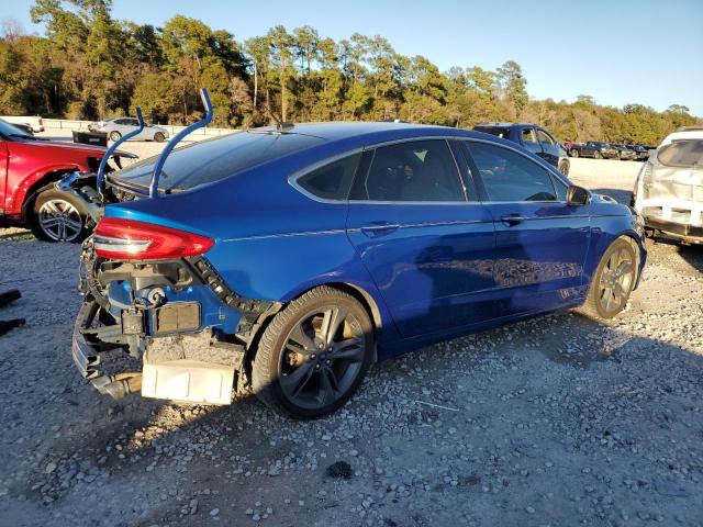 3FA6P0VP4JR175032 - 2018 FORD FUSION SPORT BLUE photo 3