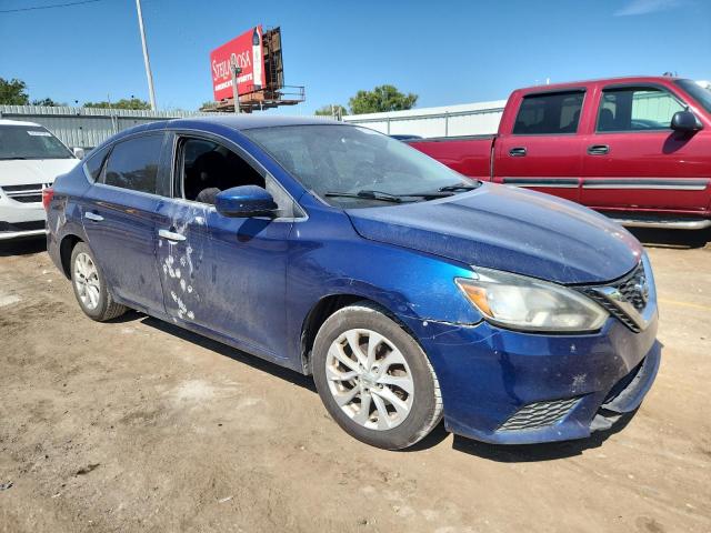 3N1AB7AP2JL640351 - 2018 NISSAN SENTRA S BLUE photo 4