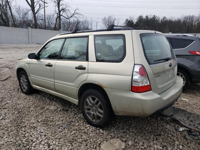 JF1SG63666H700726 - 2006 SUBARU FORESTER 2.5X BEIGE photo 2