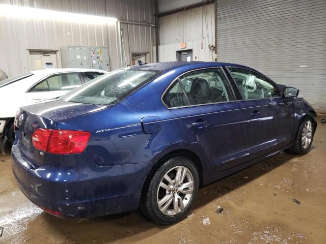 3VWD17AJ0EM406361 - 2014 VOLKSWAGEN JETTA SE BLUE photo 3