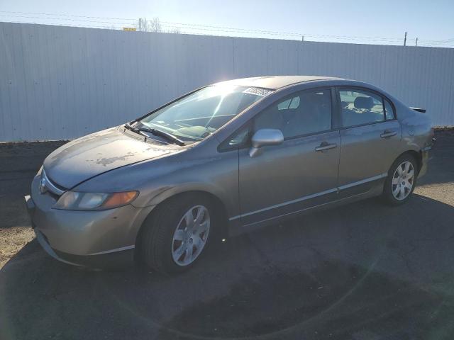 2HGFA16596H513480 - 2006 HONDA CIVIC LX GRAY photo 1