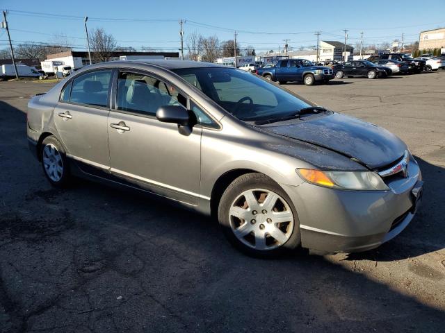 2HGFA16596H513480 - 2006 HONDA CIVIC LX GRAY photo 4