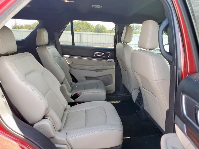 1FM5K7FH8KGA51323 - 2019 FORD EXPLORER LIMITED Червоний фото 11