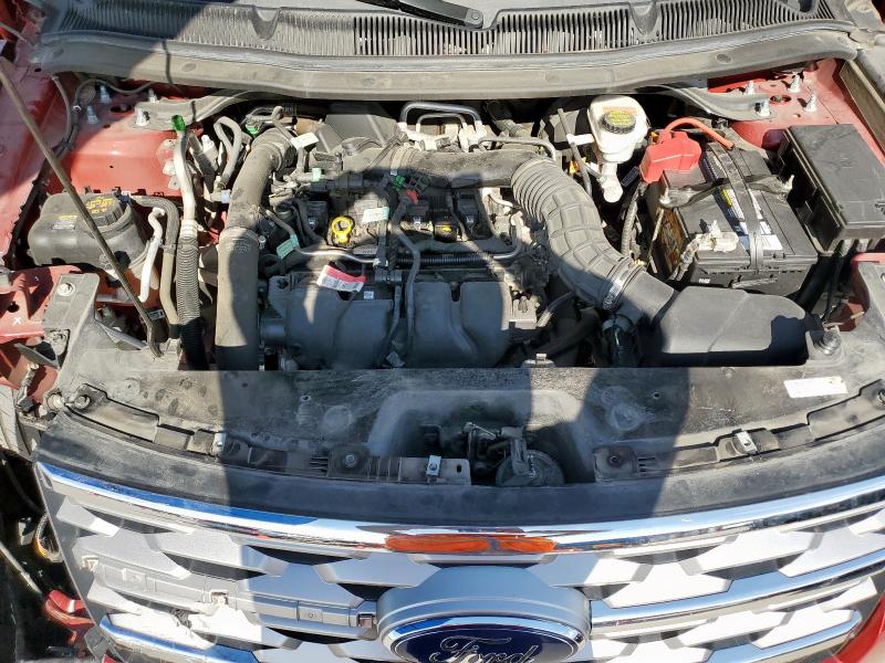 1FM5K7FH8KGA51323 - 2019 FORD EXPLORER LIMITED Червоний фото 12