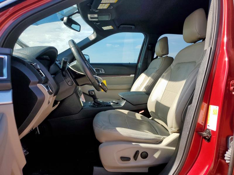 1FM5K7FH8KGA51323 - 2019 FORD EXPLORER LIMITED Червоний фото 7