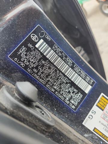 JTDEPRAE9LJ055772 - 2020 TOYOTA COROLLA LE BLACK photo 12