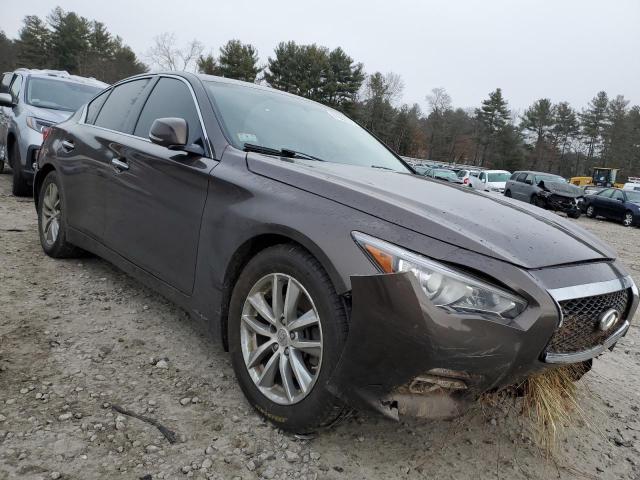 JN1BV7AR9EM689023 - 2014 INFINITI Q50 BASE BROWN photo 4