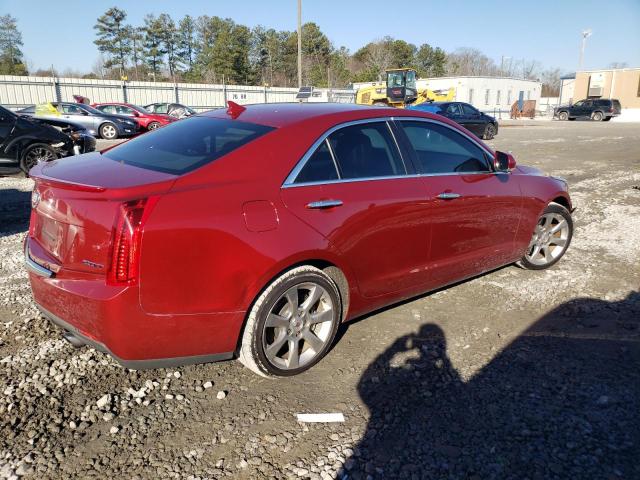 1G6AB5RX9E0169519 - 2014 CADILLAC ATS LUXURY RED photo 3