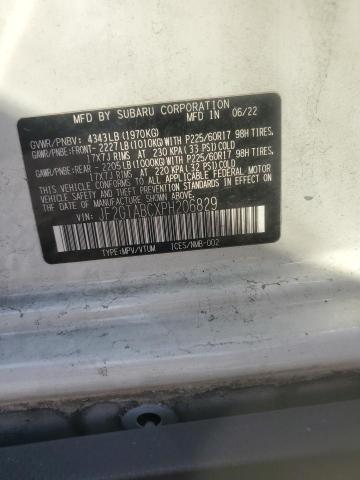 JF2GTABCXPH206829 - 2023 SUBARU CROSSTREK თეთრი ფოტო 12