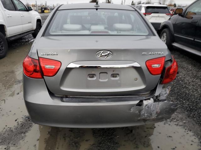 KMHDU4AD6AU163126 - 2010 HYUNDAI ELANTRA BLUE GRAY photo 6