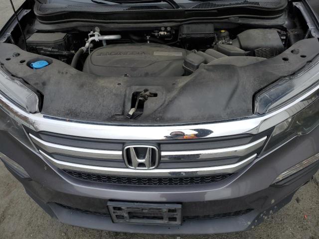 5FNYF6H57JB030927 - 2018 HONDA PILOT EXL GRAY photo 12