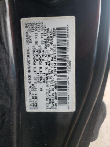 5TBRT34111S178042 - 2001 TOYOTA TUNDRA ACCESS CAB შავი ფოტო 12