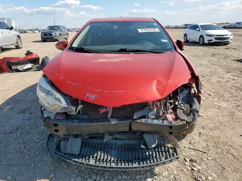 5YFBURHE3GP536877 - 2016 TOYOTA COROLLA L 红色 照片 5