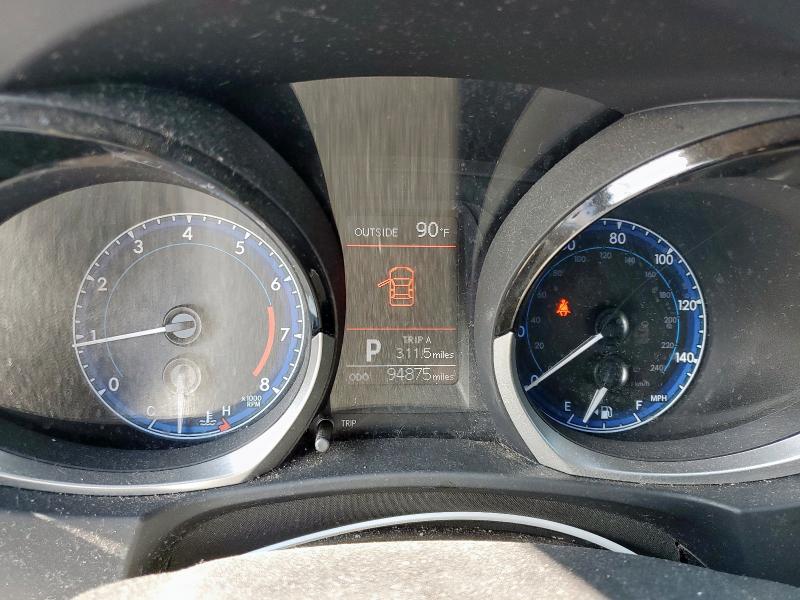 5YFBURHE3GP536877 - 2016 TOYOTA COROLLA L 红色 照片 9